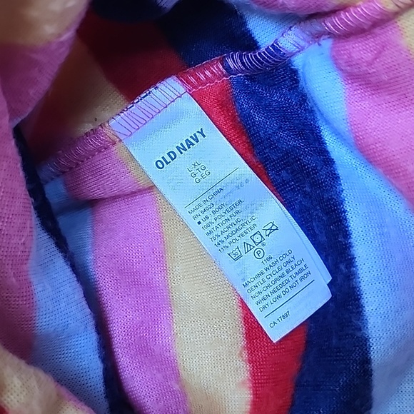 OLD NAVY Striped PomPom Hat Multicolor - Picture 3 of 3